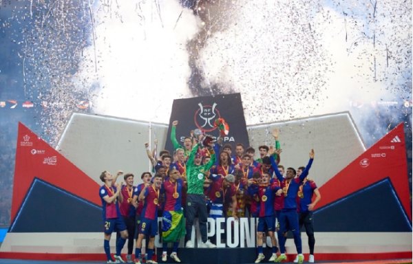 澳门六合彩开奖 西超杯-亚马尔破门姆巴佩建功 巴萨5-2皇马夺冠